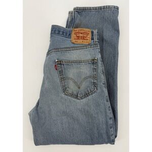 Vintage Levis 550 Jeans Mens 36x30 Blue Relaxed Fit Fade Light Wash Denim Pants